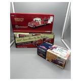 Three NIB Diecast Fire Trucks: 1937 Texaco