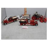 Four Diecast Models of First Trucks throughout
