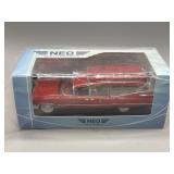 NEO 1:43 Scale Cadillac S&S Superior Ambulance, Re