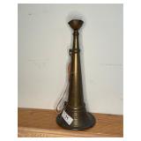 Fred J Miller 1800s Fireman Bull Horn in Brass wit
