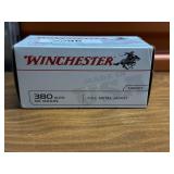 Winchester .380 Auto FMJ 95 gr (100 Rounds)