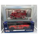 Motor City Ford Model A Firemen Tudor 1:18 Scale