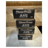 4x$ - Four Boxes of Blazer Brass .45 Auto FMJ 230