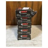 5x$ - Five Boxes Wolf Performance .380 Auto FMJ