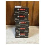 5x$ - Five Boxes Wolf Performance .380 Auto FMJ