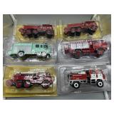 Six Foreign Diecast Fire Trucks incl Pegaso 5046/1