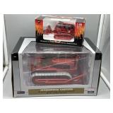 Two Diecast Fire Dozers: 1:25 Scale Spec-Cast TD-2