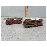 Two Matchbox Fire Trucks incl 1972 Super Kings