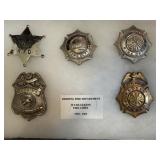 Redding Fire Department Badgers - 5 Total