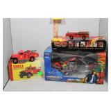 Three Diecast Firefighter Vehicles: Corgi Heroes