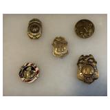 Three Firefighter badges - Midwest City, Foreman G