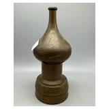 Self Propelling Brass Fire Hose Nossle - 8.5" H