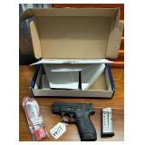 S&W 9mm Pistol Serial #HAK7027 in original box wit