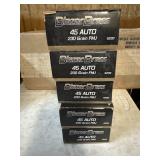 5x$ - Five Boxes of Blazer Brass .45 Auto FMJ 230