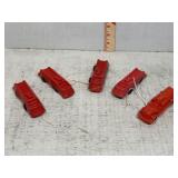 Five 1960s Plastic Wannatoy