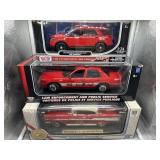 Three NIB Diecast Model Firefighter Vehicles incl