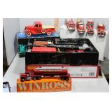 Four Boxed Diecast Firetrucks incl Solido 1936