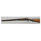 Side by side black powder shotgun