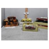 Four Diecast Model Firetrucks: Matchbox Models Of