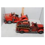 Two Metal Vintage Fire Engines incl 1925 Retro