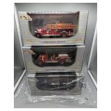 3x$ - Three Signature Models Diecast Fire Trucks i