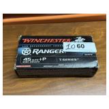 Box of Winchester .45 Auto T-Series 230 gr -