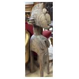 African Carved Baga Nimba statue 52" H x 13" W