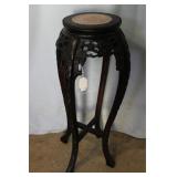 Marble top fern stand  with Asian motif