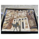 Marble Mosaic  3D art - Intricate Middle Eastern