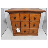 9 Drawer Soft Drawer Spice Cabinet 15" X 8" X 13"
