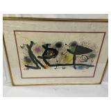 Miro framed litho "Sculptures de Miro"
