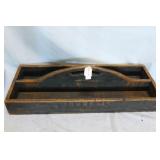 Utensil Tray in Primitive blue paint