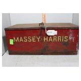 Massey Harris Equipment tool chest in red paint