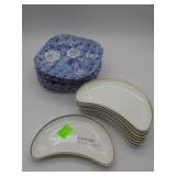 Twelve Johnston Brothers Liberty Blue Luncheon Pla