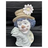 Lladro Sad Clown figure with original box