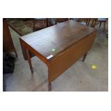 New England drop leaf table with swing table suppo