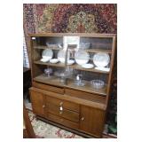 MCM China cabinet with glass double front doors an