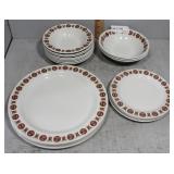 Ridgeway English China set 4pc dinner service for