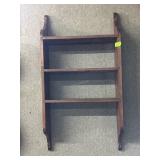 Three-Tiered Wall Shelf
