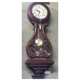 Wood Relief Wall Clock