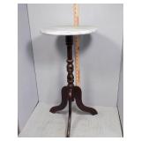 Marble top Lamp Table - 23" H