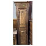 Pine Two Door Primitive Cupboard - 21" x 19" x 72"