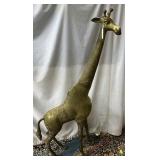 Brass Giraffe - 53.5" H