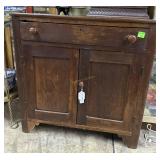 Oak Washstand - 31" x 14" x 30.5"