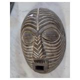 Wood Carved African Mask
