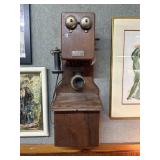 Mclean Electric Co. Oak Case Wall Phone