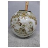 Cherub parlor lamp globe in white 8.5" H x 3.75"