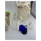Lenox Snowman, Lenox Easter Egg, & four perfume