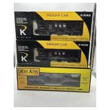 Three Rail King Freight Cars incl (2) N&W