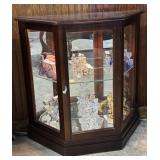 Petite 30" H lighted display cabinet with